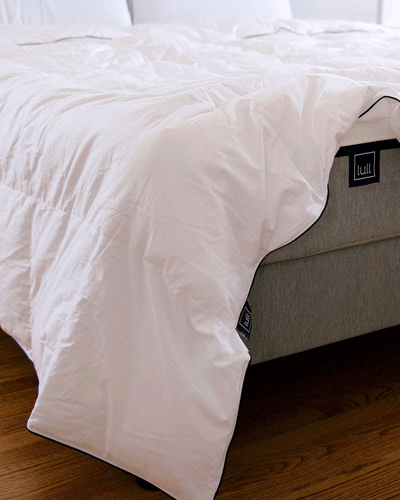 A picture of a fluffy duvet.