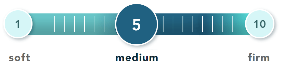 A picture of a firmness scale.