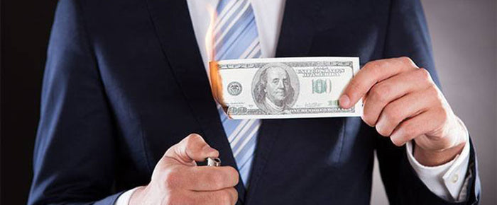 Paying retail is like burning money