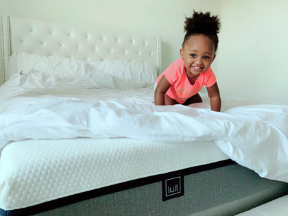 Baby on Original Lull Mattress