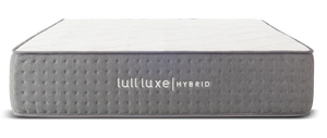 A picture of a Lull Luxe Hybrid mattress.