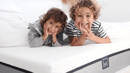 A video of happy customers unboxing and enjoying their mattresses. 
