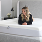 Lull Mattress Protector with woman